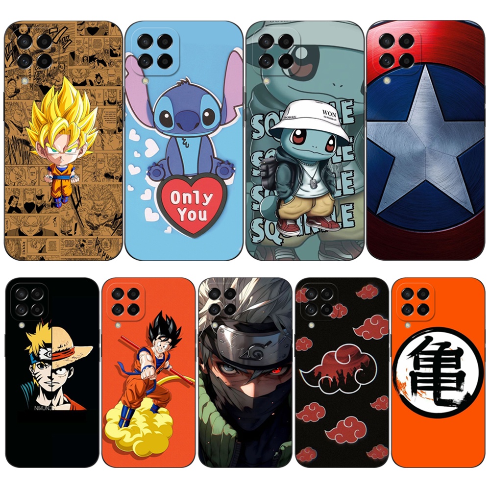 Estojo Para Samsung Galaxy M53 5G SM-M536 Capa Traseira De Telefone De Silicone Soft black tpu Amazing Anime Movie Crianças