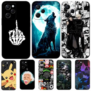 Estojo Para Xiaomi POCO X5 Pro 5G Telefone De silicone Macio Tampa Traseira Em Preto tpu Stylish Cool