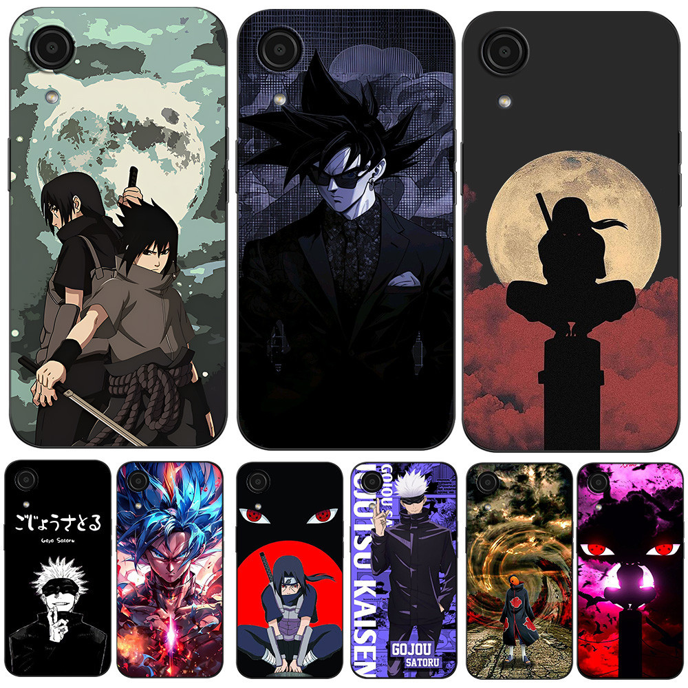 Para Samsung Galaxy A03 Core case SM-A032F De Telefone A032F A03Core Back Cover Preto anime Fofo goku naruto Dor gojo