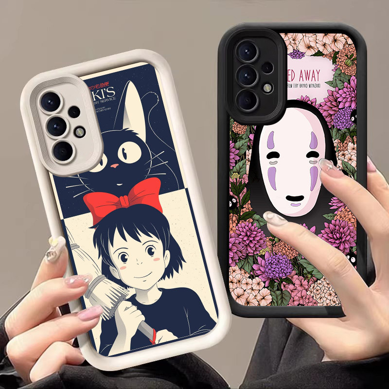 Spirited Away Studio Ghibli Anime Capa De Telefone Para Samsung Galaxy A55 A54 5G A52 A53 A72 4G A35 A34 A32 A25 A23 A21