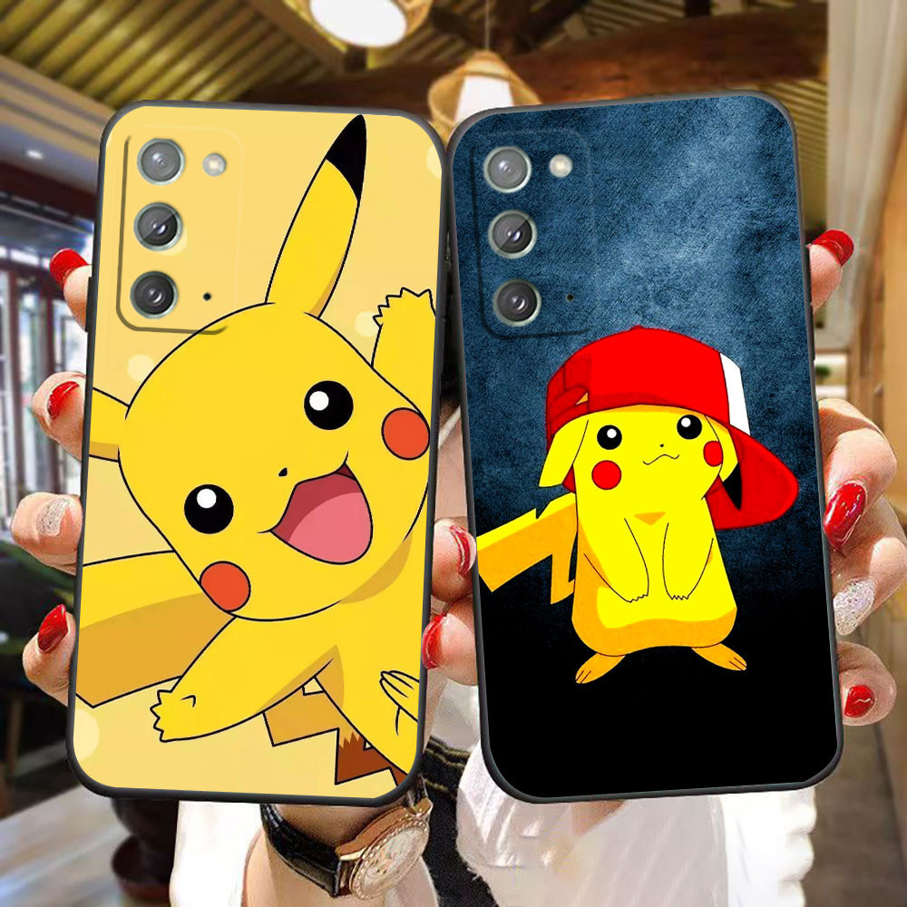 Capa De Celular Em TPU Monstro Pikachu Pokemon Para Samsung Galaxy A03 A02 A01 M62 M54 M53 M51 M33 M32 M31 M30 M23 M20 M14 M10 F14 M02 F62 M21 A81 M60 Nota 20 10 Ultra Plus Pro Lite S 5G