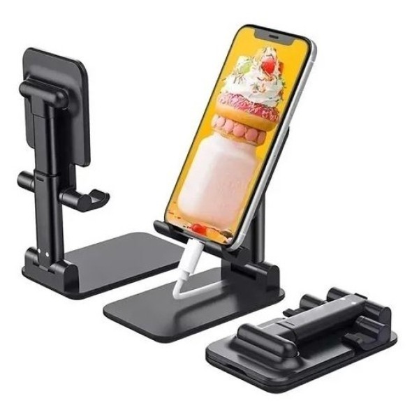 Suporte Para Celular Ergonômico dobrável Portátil Celular ou tablet Ajustável Mesa