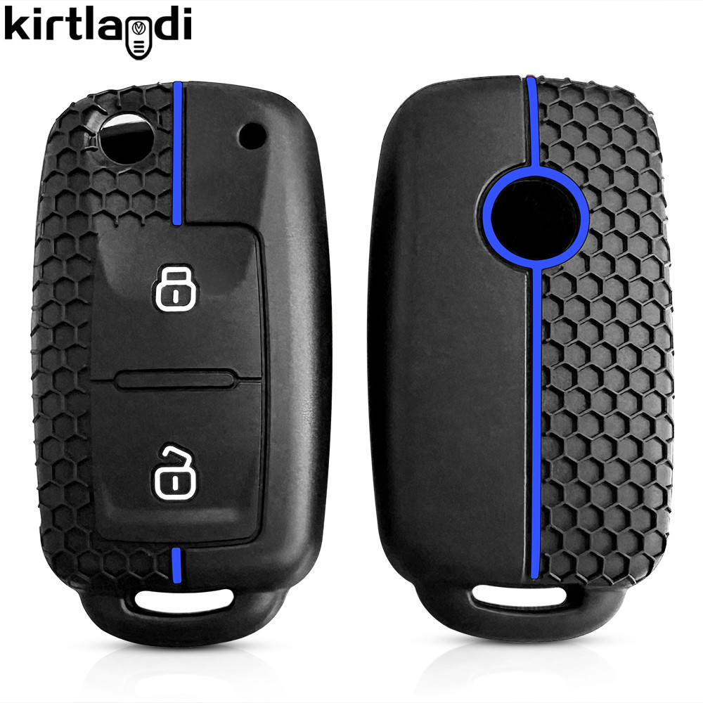 Para VW Volkswagen Bora Golf 4 5 6 Jetta Passat Polo Touran Caravelle Skoda Fabia Ligier Octavia Assento Toledo Capa Do Porta-Chaves Carro