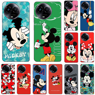 Para Realme 11 11X 11X 5G 4G Mickey & Minnie Mouse Capa Traseira De silicone Macia Telefone