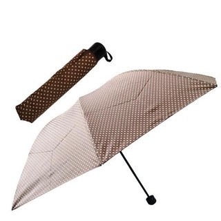 Sombrinha Bolinha Guarda Chuva Prática Grande MARROM