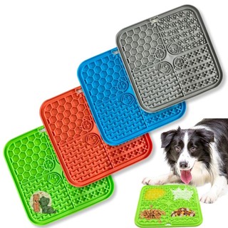 Tapete De Lamber Para Cães Gatos Com Ventosa Pet VERDE