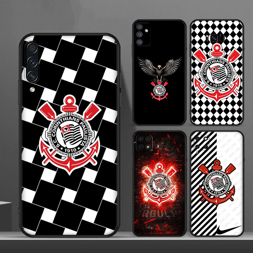 Caixa De Silicone Para Telefone Samsung Galaxy A10 A10S A11 A12 A13 A14 A15 A20 A30 A20S Corinthians