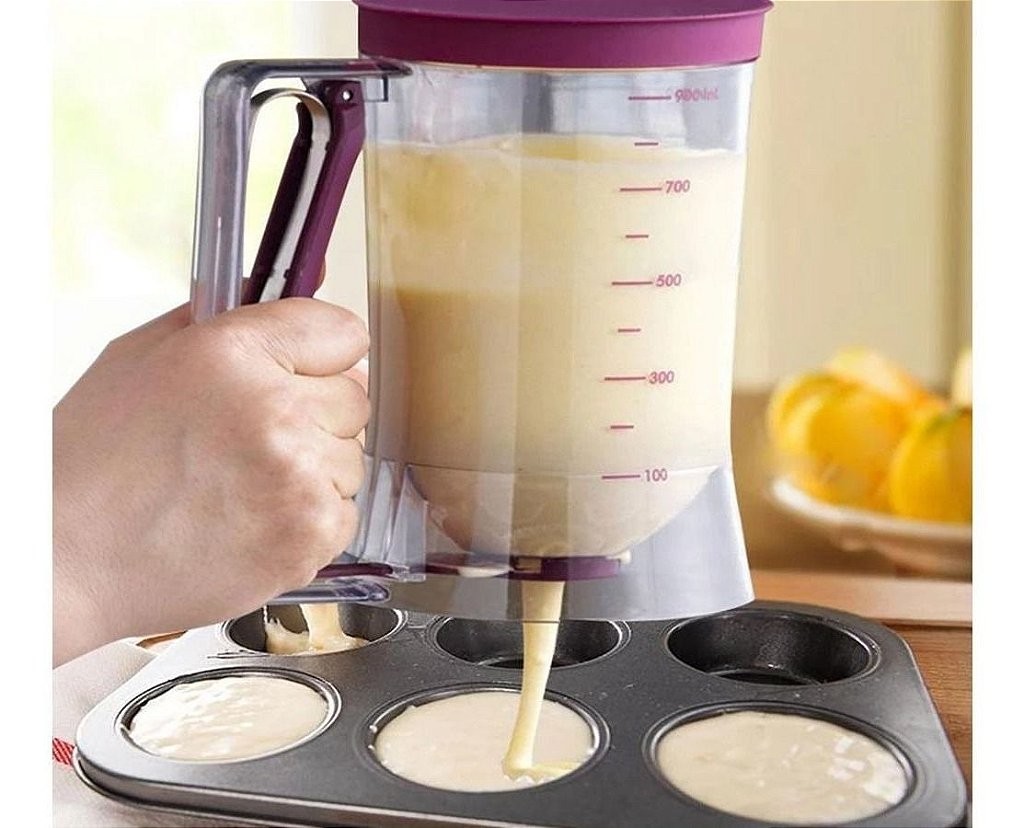 JS Dispenser Para Massa Panqueca Cupcake Bolo Batter Dispenser