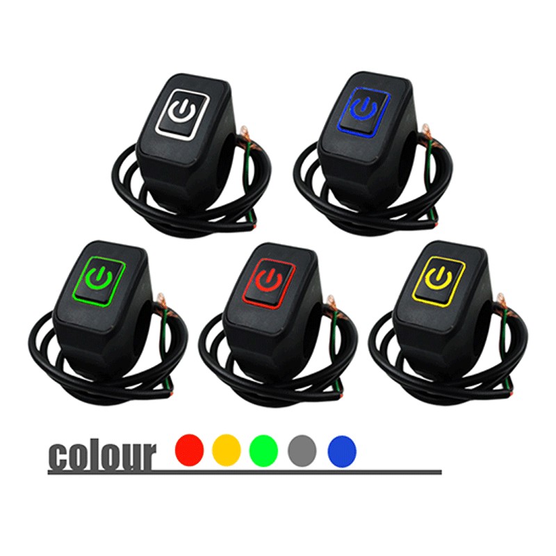 IP65 Interruptor De Farol Adaptado Universal À Prova D'água Para Motocicleta Dirt Pit Bike Off Road ATV Go Kart