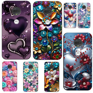 Para Motorola Moto G7/G7 PLUS Capa Telefone Protetora Silicone Tpu Coração De Amor Menina Arco-Íris Cor-De-Rosa Púrpura em Oferta na Shopee