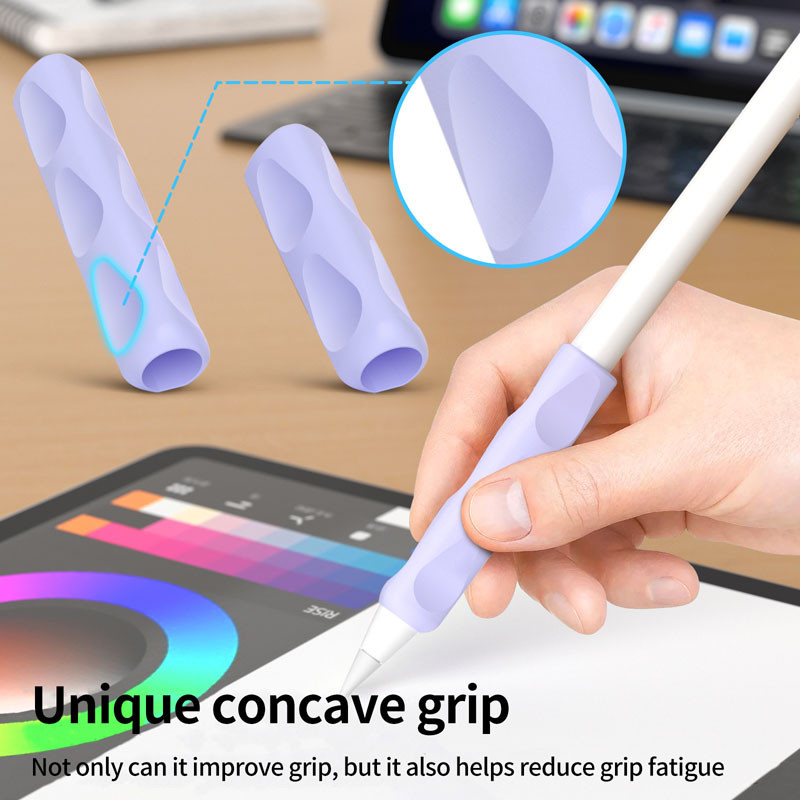 Capa De Silicone Macio Para iPad Apple Pencil Pro 2 1 Geração USB-C Manga Macia 