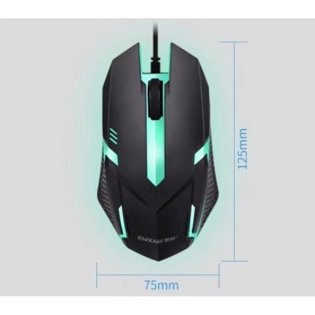 Conjunto Kit Teclado Mouse Gamer Rgb Semi Mecânico Multimídia Para Jogos Alta Performace