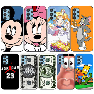 Estojo Para Samsung Galaxy A32 4G 5G 5G Capa Traseira A32 5G SM-A326/A325 design De Moda tpu Preto