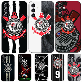 Para Samsung Galaxy A25 5G Capa Traseira Telefone Silicone Macio Protetor Preto Tpu Club Corinthians Paulista Team Logo em Oferta na Shopee