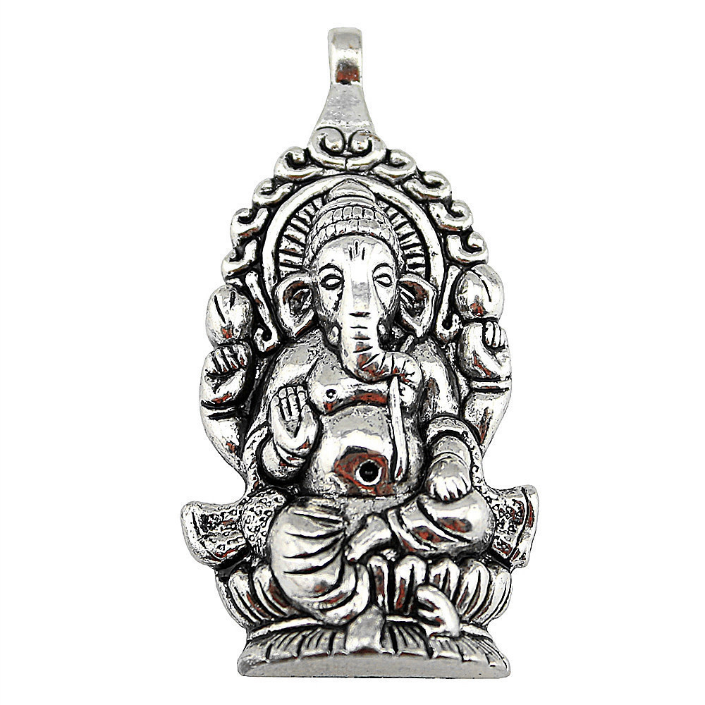 Pingentes De Joias Ganesha Buda Elefante S Encantos Pingente De Carro Popular 1 Peça