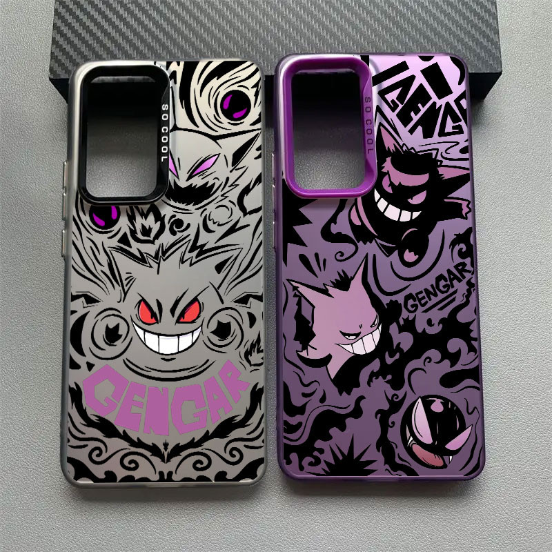 Gengar Pokemon Fantasma Anime Caso De Telefone Para Samsung Galaxy A56 5G A36 A54 A55 A35 A34 A32 A52 A53 A16 A26 A72 A3