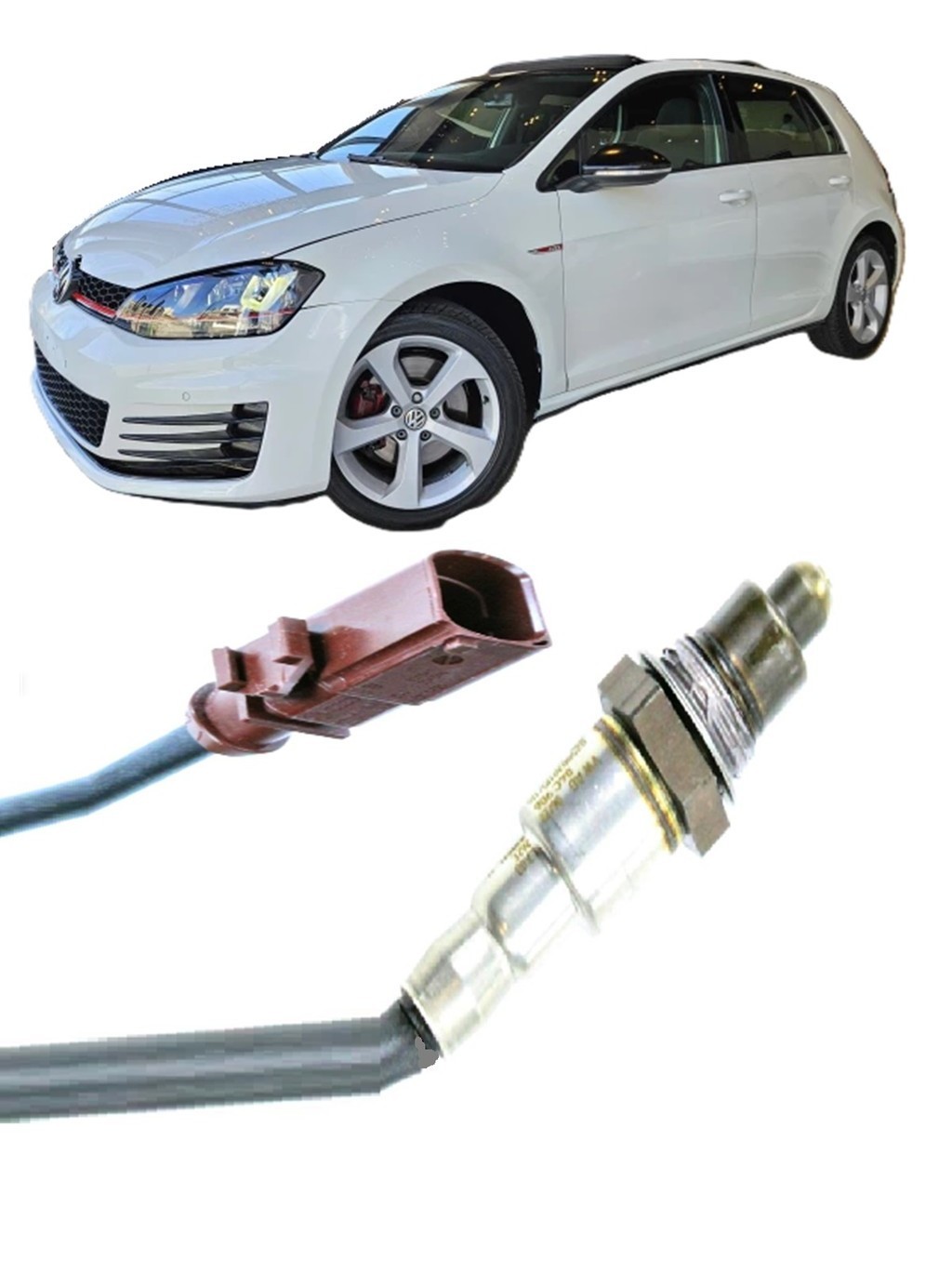 Sonda Lambda VW GOL 1.6 16v Pré Catalisador Planar Nova Geração 4 Pinos Comprimento do Fio 72cm