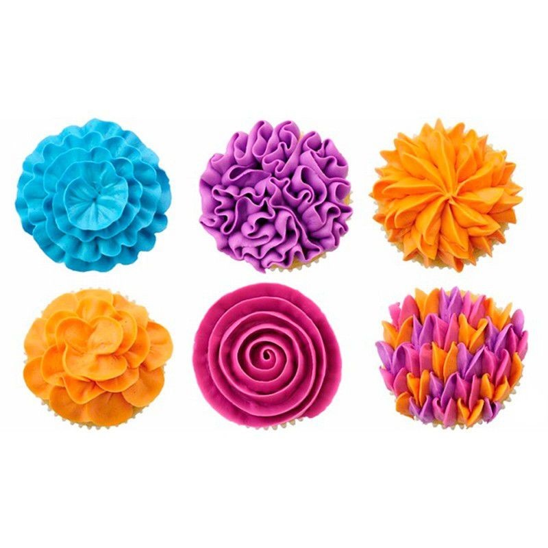 Kit Confeiteiro de 12 Bicos com Bisnaga para Decorar Bolos e Cupcakes