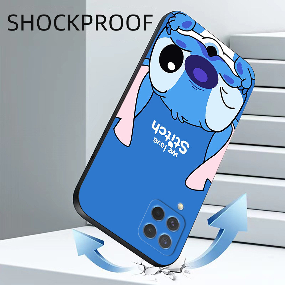 Caso Para Samsung Galaxy M62 F62 4G Silicone Telefone Capa Traseira Macio Preto tpu m625 Bonito catoon anime Padrão Lega - detalhe