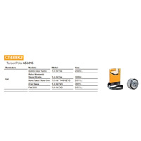 Kit Completo de Correia e Tensionador para FIAT Siena 1.4 EVO 8V - 129 Dentes