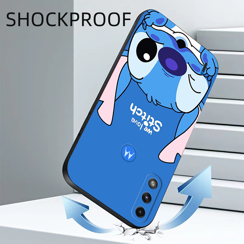 Capa Para Motorola E7 power Case Traseira De Silicone Macio Moto E7i Protetora Preta Tpu Fofa catoon anime Padrão Legal