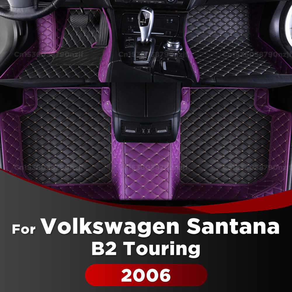 Para VW Volkswagen Santana B2 Touring 2006 Tapetes De Carro Personalizado Almofadas De Pé Automóvel Capa Acessórios Inte