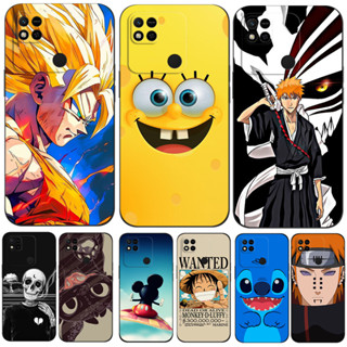 Caso Para Xiaomi Redmi 10C 10A De Telefone Silicone Capa Traseira Preto tpu Bonito Dos Desenhos Animados Sorriso Rosto R em Oferta na Shopee