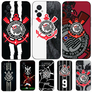 Para Xiaomi Poco M5 4G Capa Traseira Telefone Silicone Macio Protetor Preto Tpu Club Corinthians Paulista Team Logotipo em Oferta na Shopee