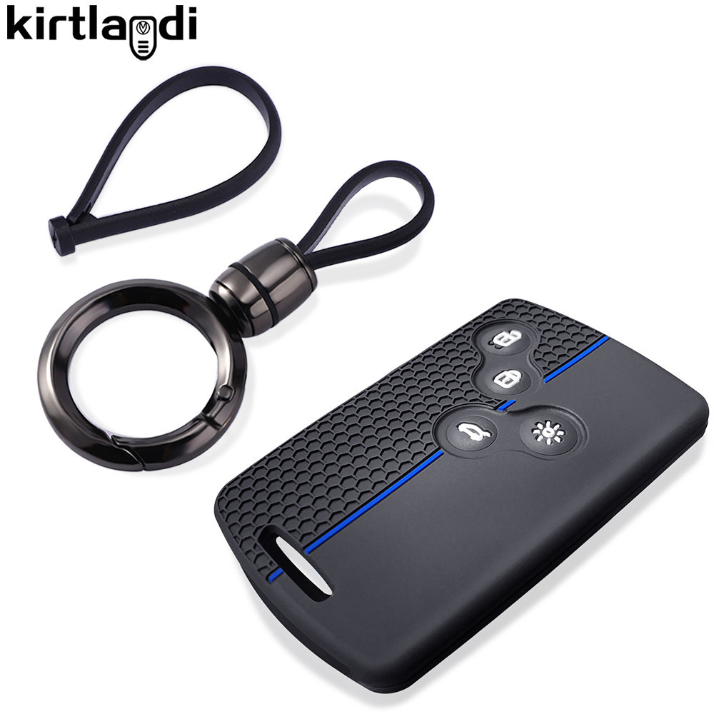 Renault Megane 3 2 4 Kadjar Laguna 3 Clio 4 Captur Koleos Estágio Cênico 3 Logan Silicone Acessórios Capa De Chave Fob em Oferta na Shopee