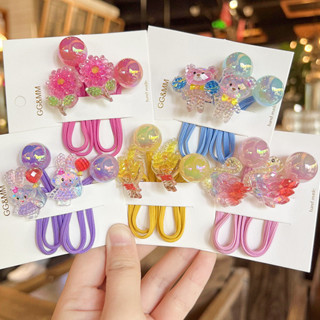2PCS Lovely Cartoon Cevada Cisne Garotas Faixas De Cabelo Elásticas Para Crianças Acessórios em Oferta na Shopee