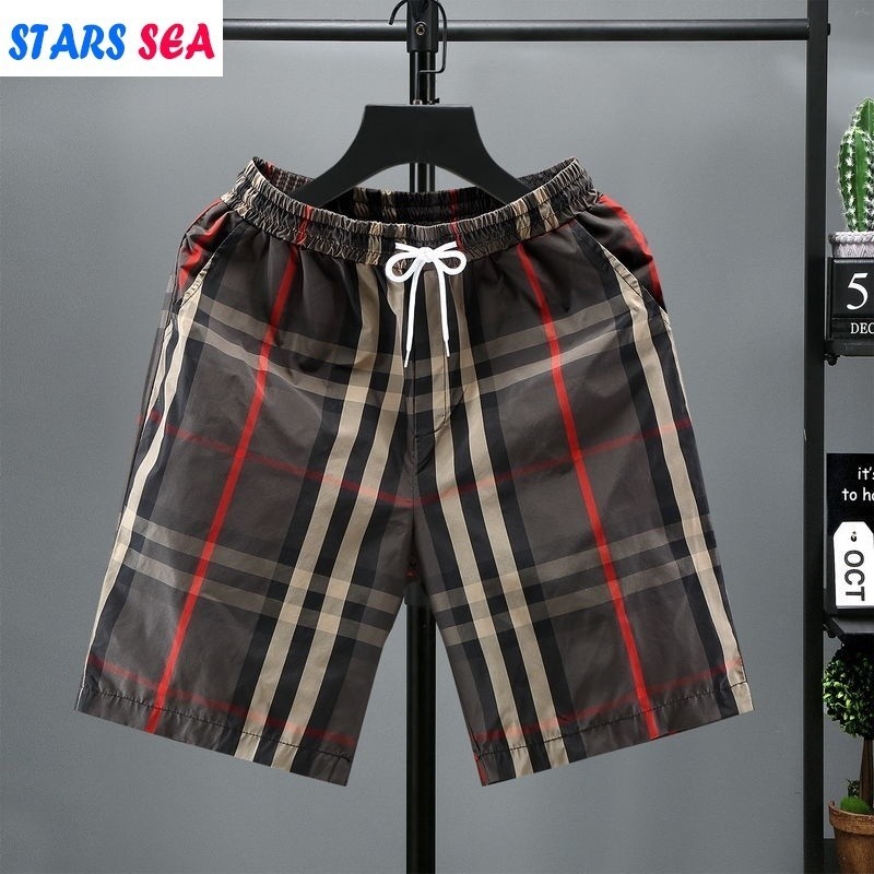 Shorts Casuais De Secagem Rápida Adequados Para Praia , Estilo Clássico , Adequado Homens 2025 , Novo
