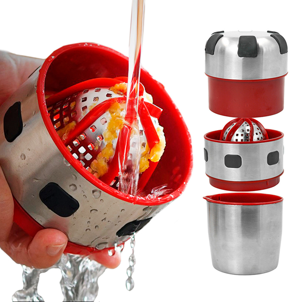 JS Espremedor Amassador Cortador de Frutas Verduras Aço Inox