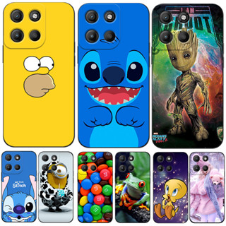 Capa Para Motorola MOTO G15 G75 De Silicone Macio Preto Tpu Bonito catoon anime Padrão Legal em Oferta na Shopee