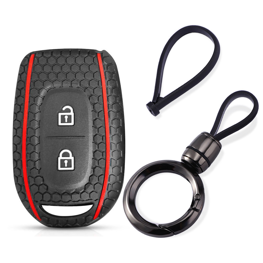 Para Dacia Duster Spring Logan Sandero Stepway Lodgy Renault Mestre Cênico Dokker Chaveiro De Silicone Carros Porta-Chaves