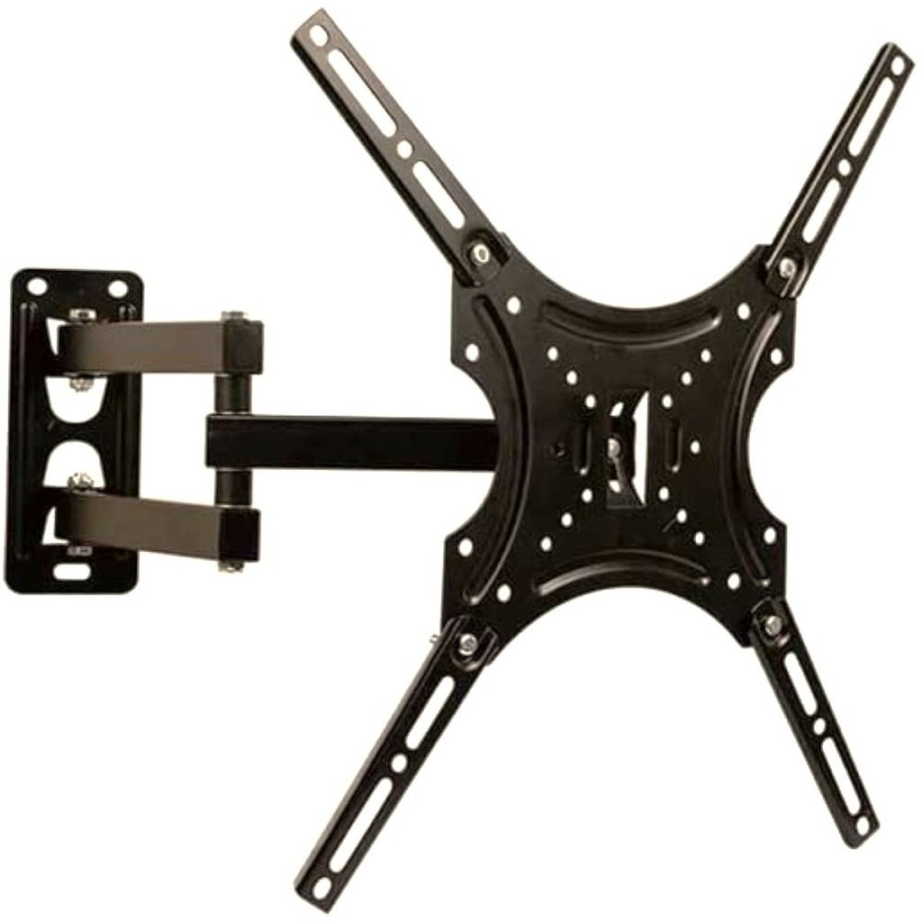 Suporte para TV 14 a 55 Polegadas Tri-Articulado Reforçado De Parede Modelo Universal Até 50kg