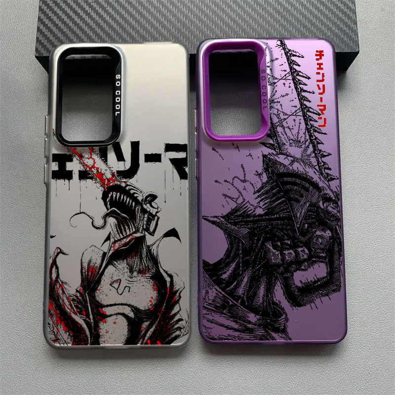 Power Chainsaw Man Anime Capa De Telefone Para Samsung Galaxy A56 5G A36 A54 A55 A35 A34 A32 A52 A53 A16 A26 A72 A31 A25