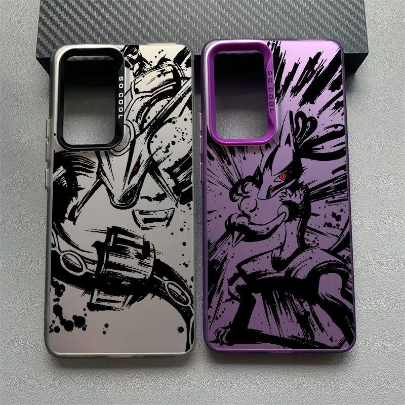 Rayquaza Lucario Pokemon Caso De Telefone Para Samsung Galaxy A56 5G A36 A54 A55 A35 A34 A32 A52 A53 A16 A26 A72 A31 A25