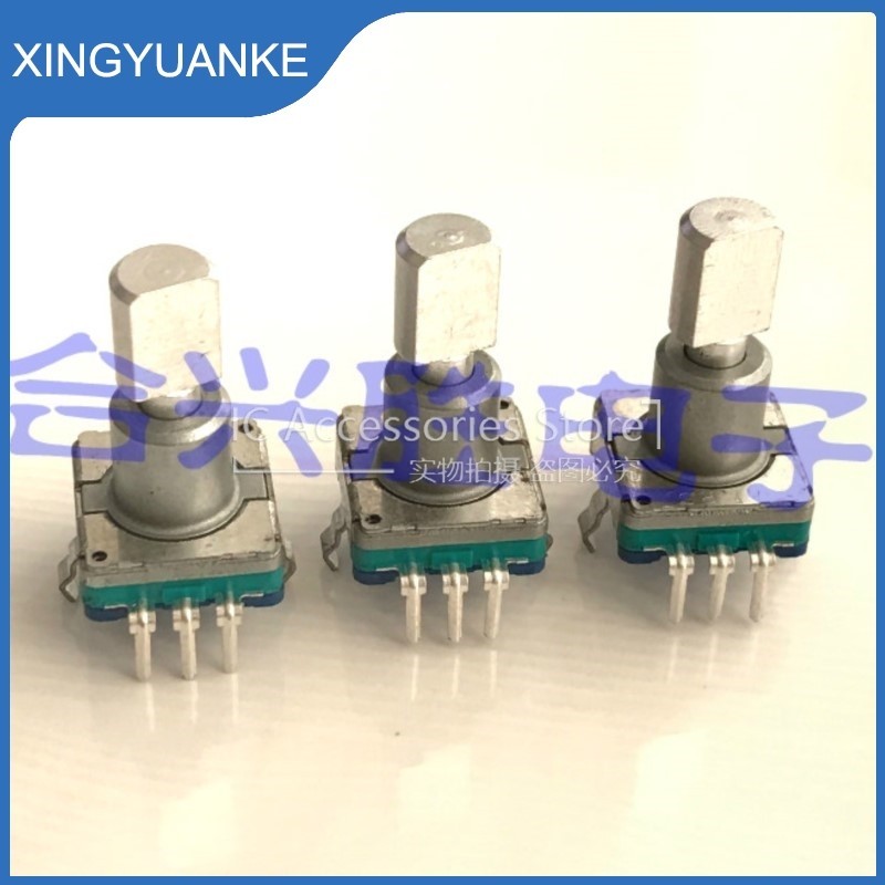 1 Peça Codificador Tipo EC11 Com Interruptor 30 Posicionamento 15 Comprimento Do Eixo De Pulso 16MM Especial 6 Pinos