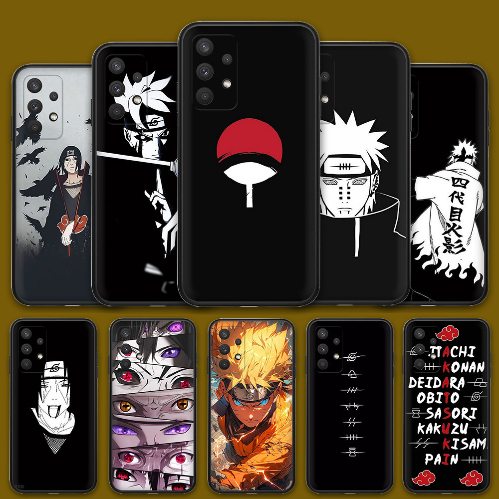 Capa Flexível De Silicone Estampa De Anime Naruto Para Samsung Galaxy A05 A05S A01 A02 M02 A02S A03S A03 Core A04 A04S A04E M04 F04 259V