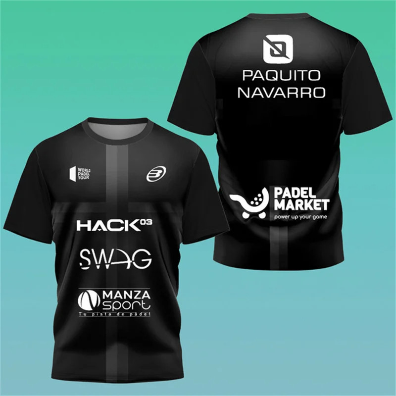 Moda Tênis Masculino Camiseta De Mesa Badminton Exterior Roupas De Treinamento Verão Camisetas De Manga Curta