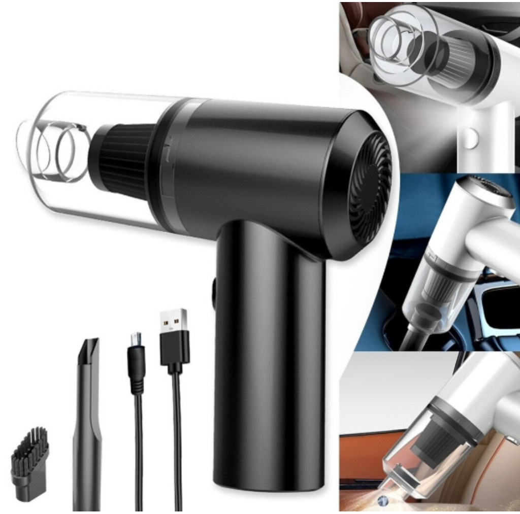 Aspirador de pó Automotivo Mini aspirador de Pó Sem Fio Portátil para Carro Casa Carregamento via USB BIVOLT