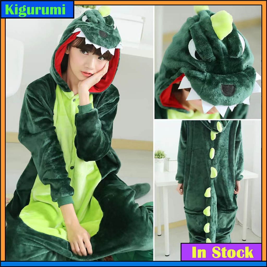 Adultos Dinossauro Ponto Minion Dos Desenhos Animados Pijamas Animais Onesies Cosplay Trajes Macacão Com Capuz Halloween