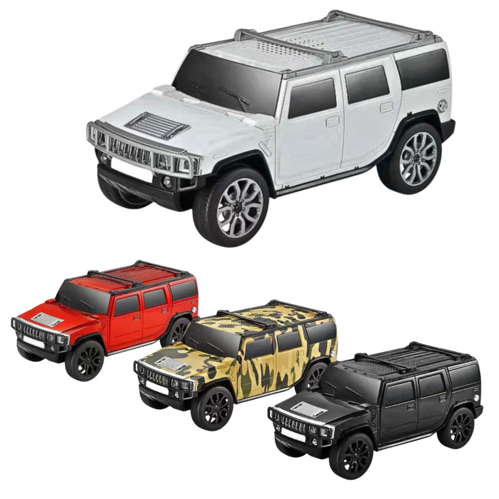 Caixa de Som Bluetooth Jeep Hummer - Potência e Estilo
