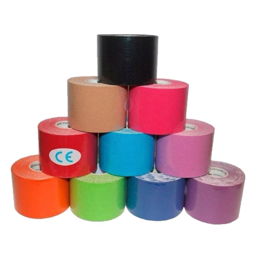 Fita Bandagem Adesiva Elastica  5m Por 5cm Br - Fitness Saude