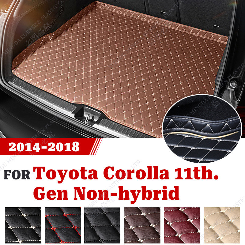 Tapete De Porta-Malas De Carro Para Toyota Corolla Não Híbrido 2014 2015 2016 2017 2018 Acessórios Personalizados Decora
