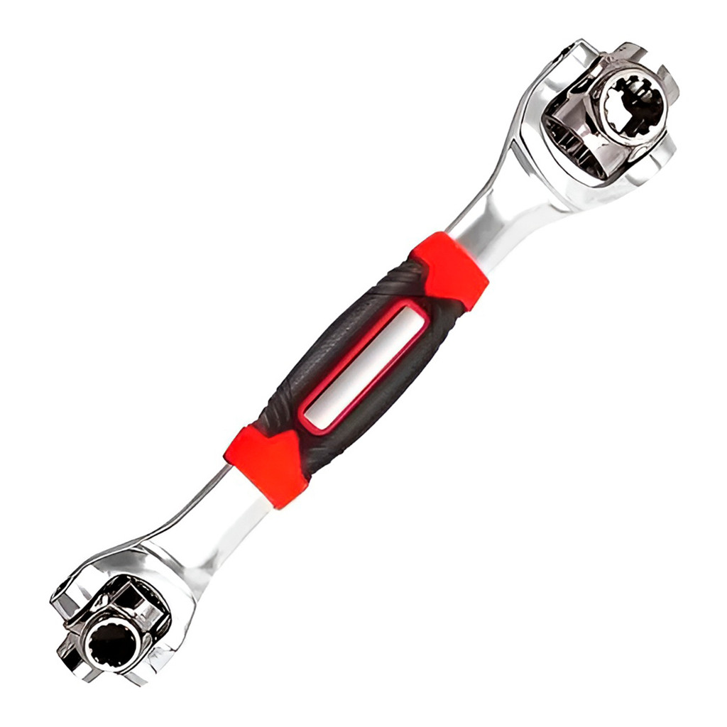 Chave Catraca 8 em 1 com Rotação 360° para Soquetes e Parafu