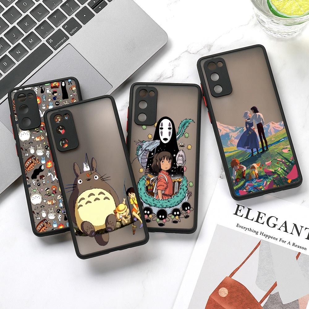 Ghibli Anime Spirited Away Totoro Howl's Moving Castle Capa Para Samsung Galaxy A56 A55 5G A36 A72 A14 A54 A53 A32 A12 A