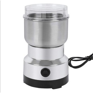 Moedor de café elétrico, moinho de grãos de aço inoxidável, moinho de farinha doméstica