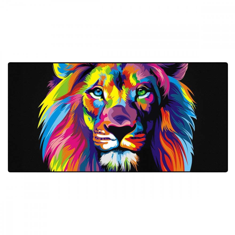 Mouse Pad Gamer Extra Grande 70x35cm Rei Leão