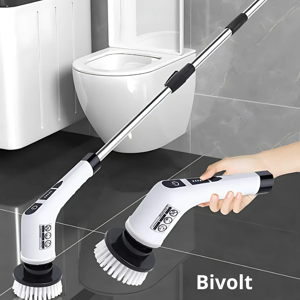 Limpeza Profunda com a Escova Elétrica Rotativa - Azulejos, Rejuntes e Mais